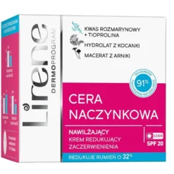 Lirene Cera Naczynkowa nawilżający krem redukujący zaczerwienienia na dzień SPF20 50ml