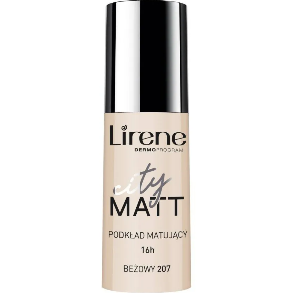 Lirene City Matt podkład matujący do twarzy 207 Beżowy 30ml