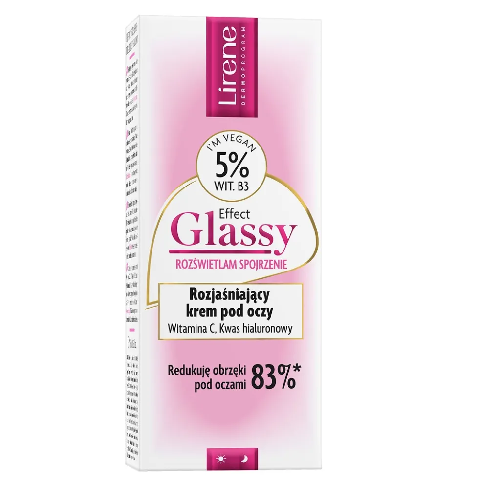 Lirene Effect Glassy rozjaśniający krem pod oczy 15ml