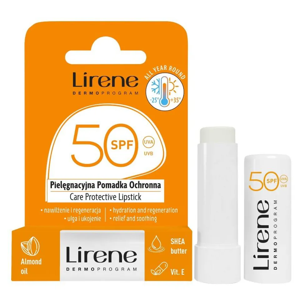 Lirene Pielęgnacyjna pomadka ochronna SPF50 4.6g