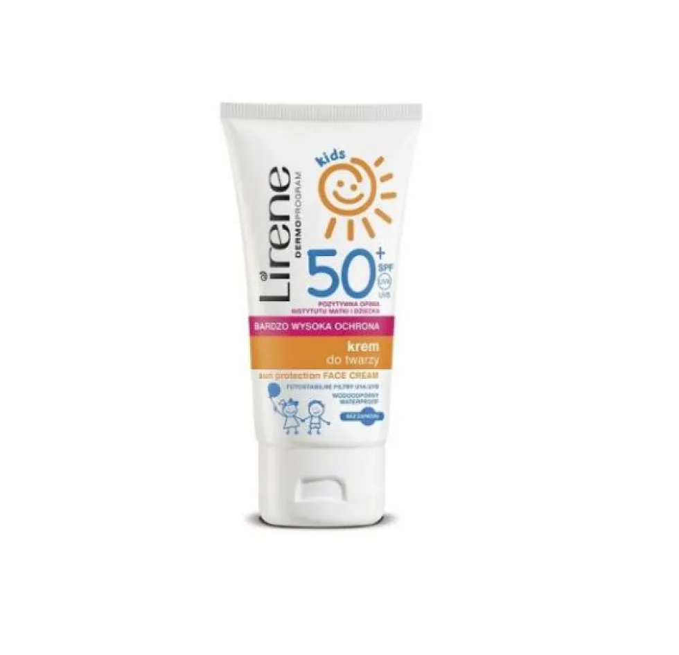 Lirene Sun Kids ochronny krem do twarzy dla dzieci SPF50+ 50ml