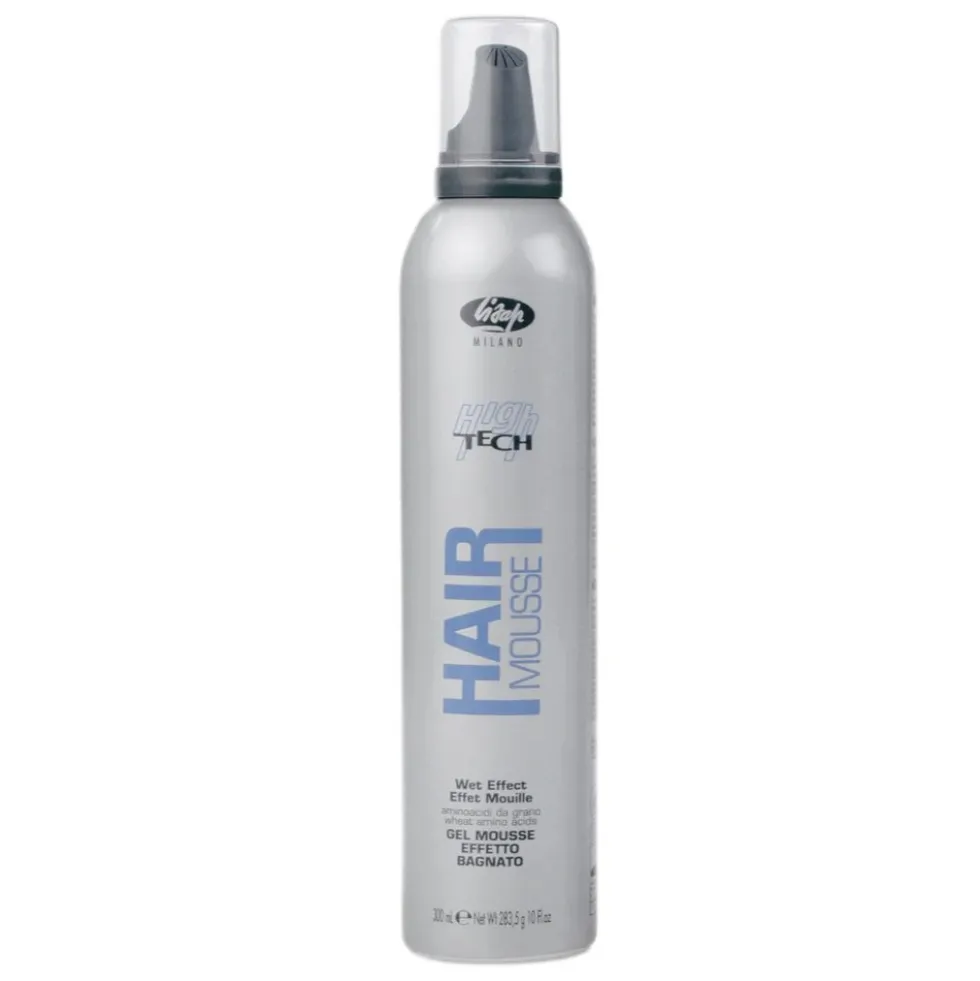 Lisap High Tech Gel Mousse pianka w żelu nadająca efekt mokrych włosów 300ml