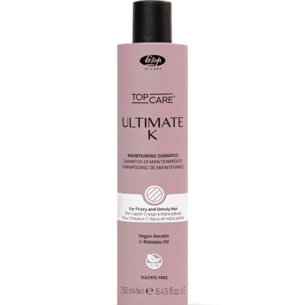 Lisap Top Care Ultimate K szampon wygładzający włosy 250ml