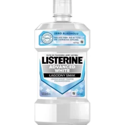 Listerine Advanced White płyn do płukania jamy ustnej Mild Taste 500ml