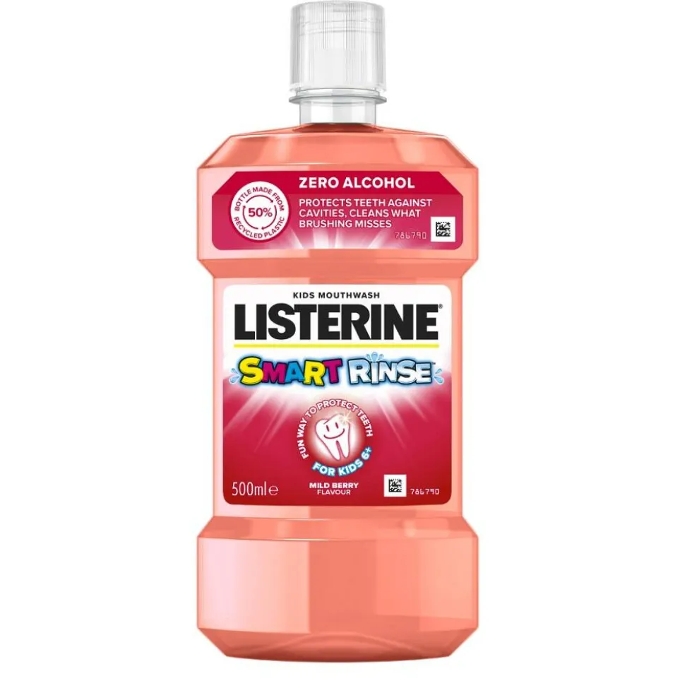 Listerine Smart Rinse płyn do płukania jamy ustnej dla dzieci Berry 500ml