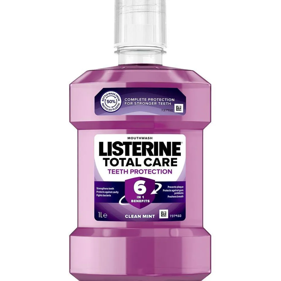 Listerine Total Care Teeth Protection płyn do płukania jamy ustnej 1000ml