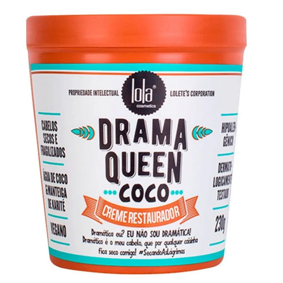 Lola Cosmetics Drama Queen Coco regenerujący krem do włosów 230g