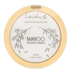 Lovely Bamboo Pressed Powder transparenty matujący puder prasowany do twarzy 10g