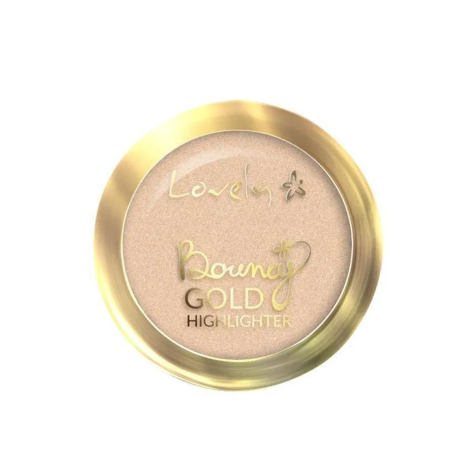 Lovely Bouncy Highlighter rozświetlacz do twarzy Gold