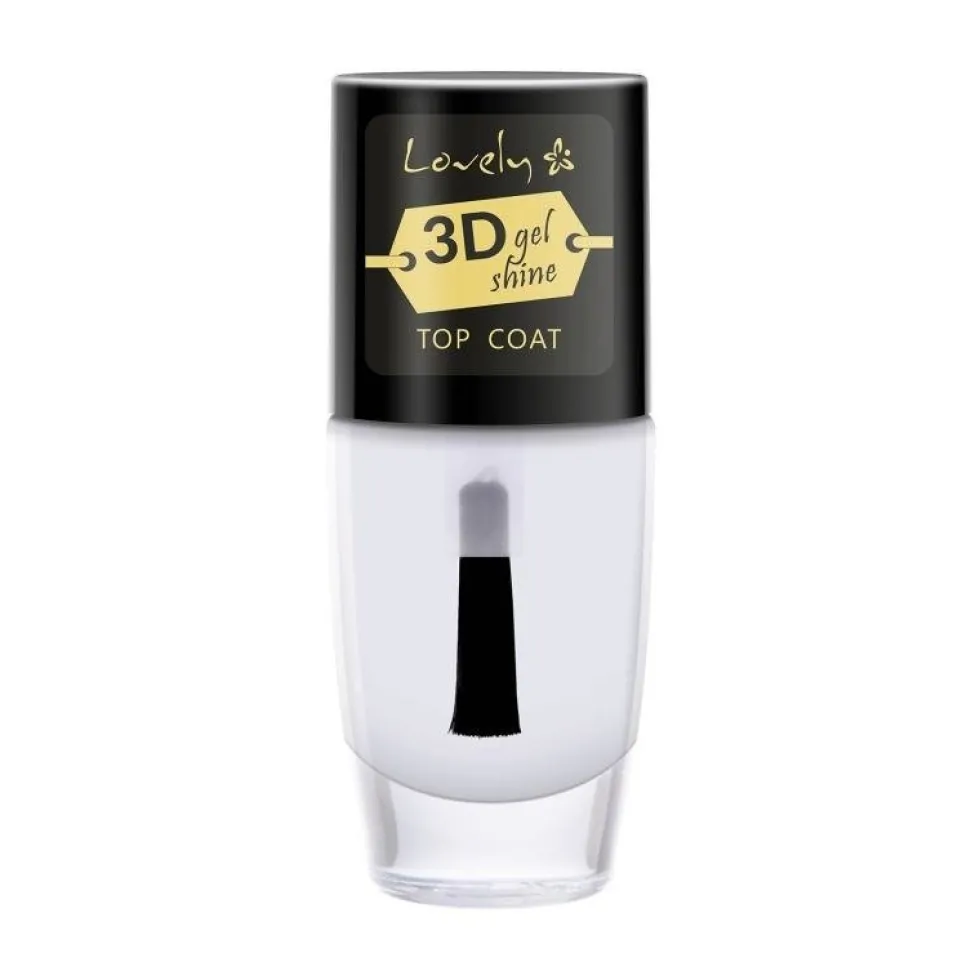 Lovely 3D Gel Shine Top Coat żelowy top do paznokci z efektem 3D 8ml