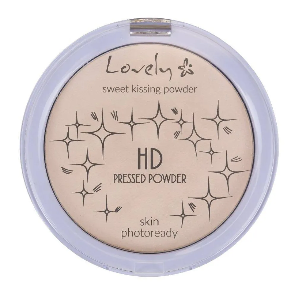 Lovely HD Pressed Powder transparentny matujący puder do twarzy z olejem jojoba 10g