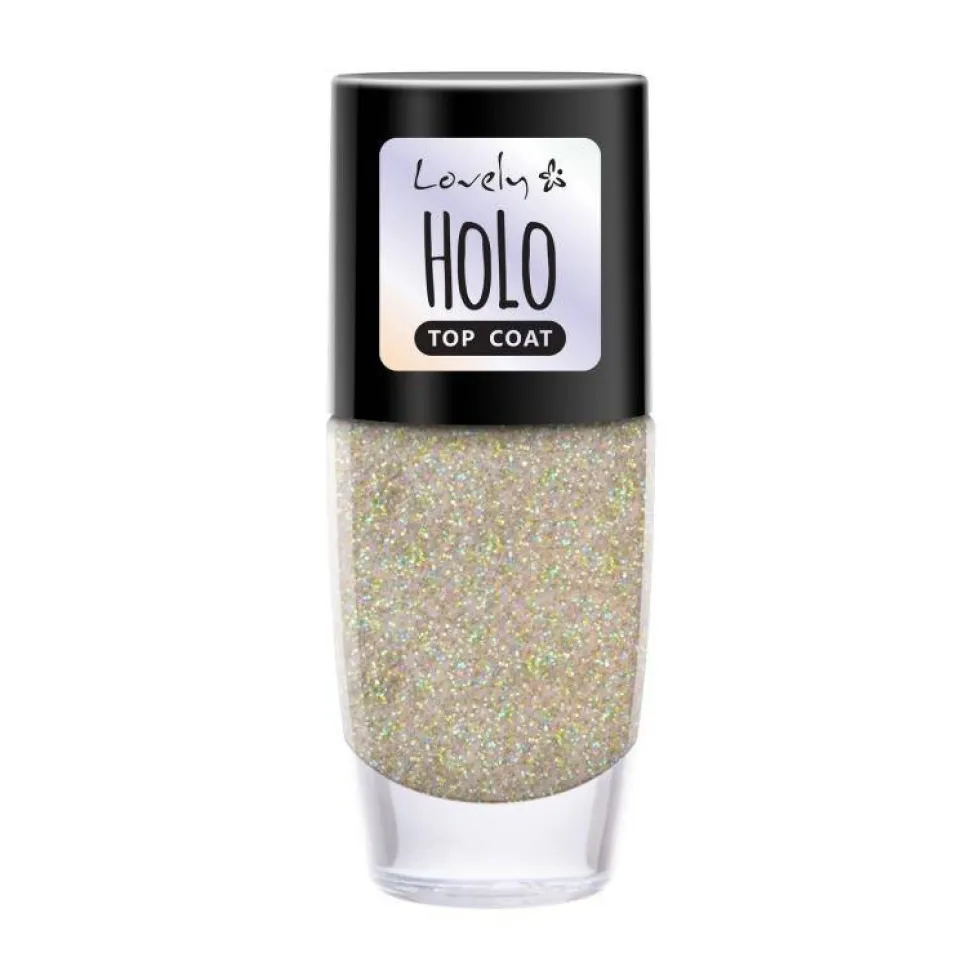Lovely Holo Top Coat holograficzny top do paznokci 1 8ml