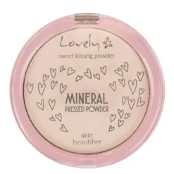 Lovely Mineral Pressed Powder transparentny silnie matujący fikser mineralny do twarzy 10g