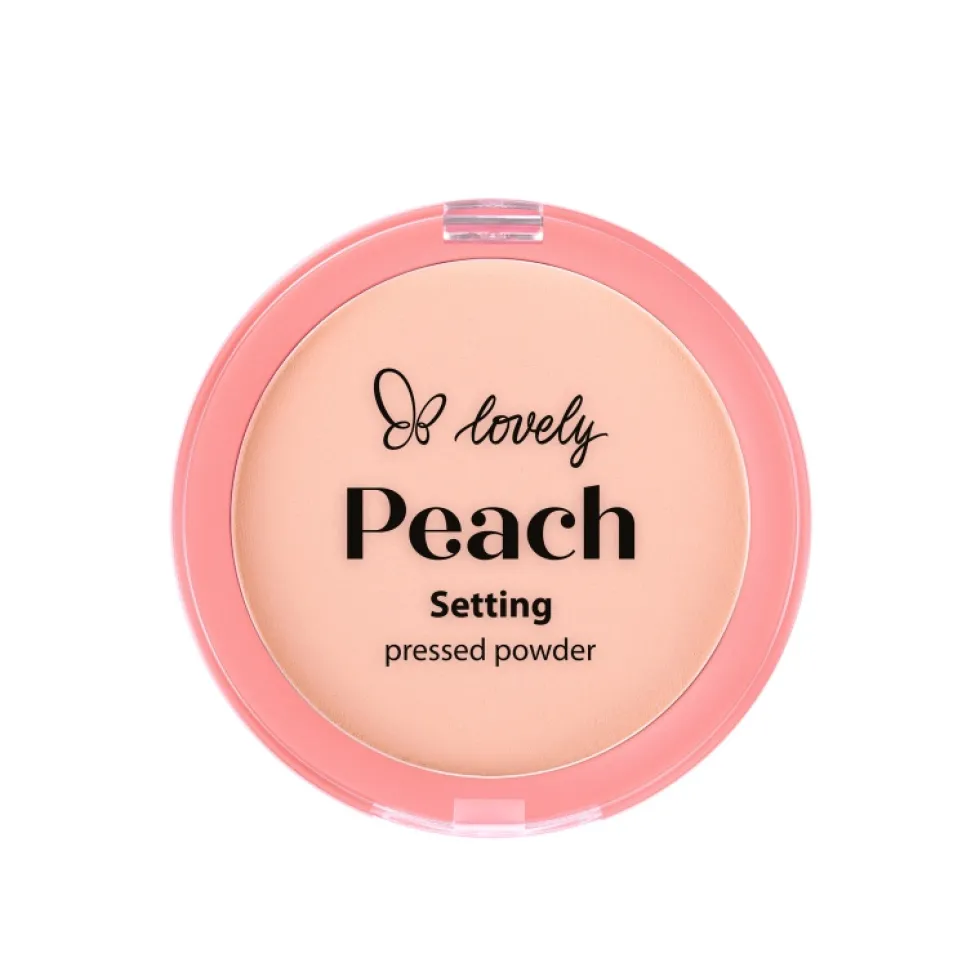 Lovely Peach Setting Pressed Powder półtransparentny prasowany puder 7.5g