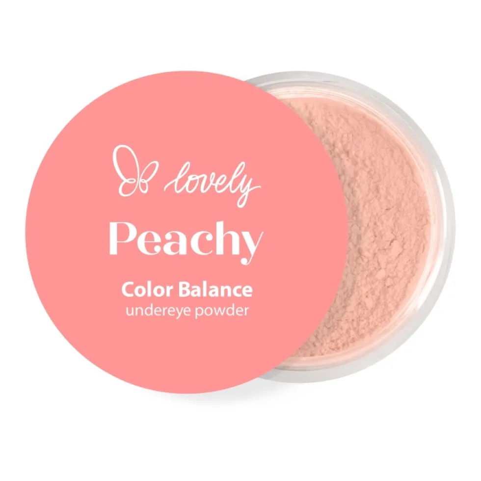 Lovely Peachy Undereye Powder sypki puder pod oczy 3.5g