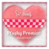 Lovely Plushy Promise puszek do pudru w kształcie serca