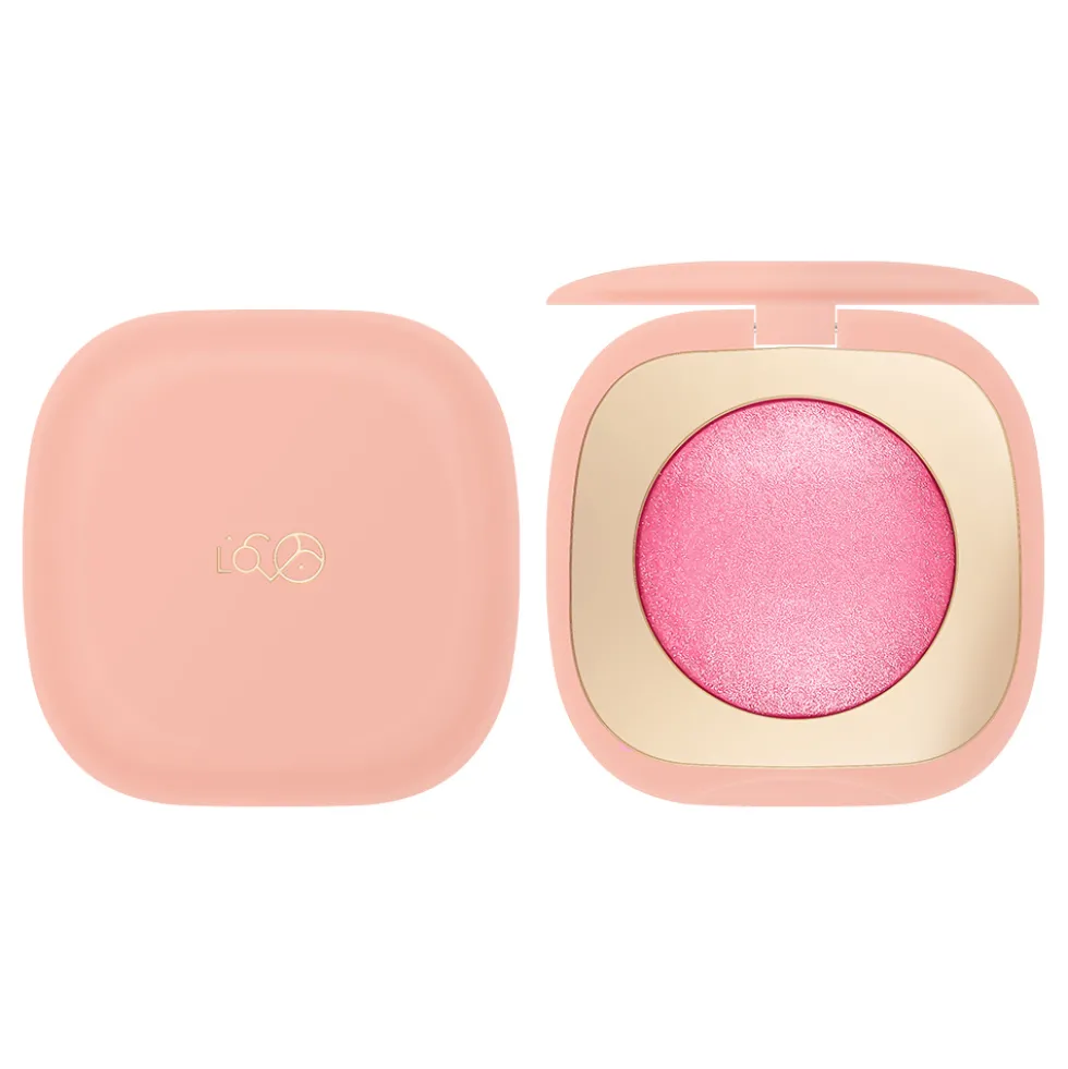 LOVRO Afterlight Baked Blush rozświetlający wypiekany róż do policzków 02 Rosy Dusk 5g