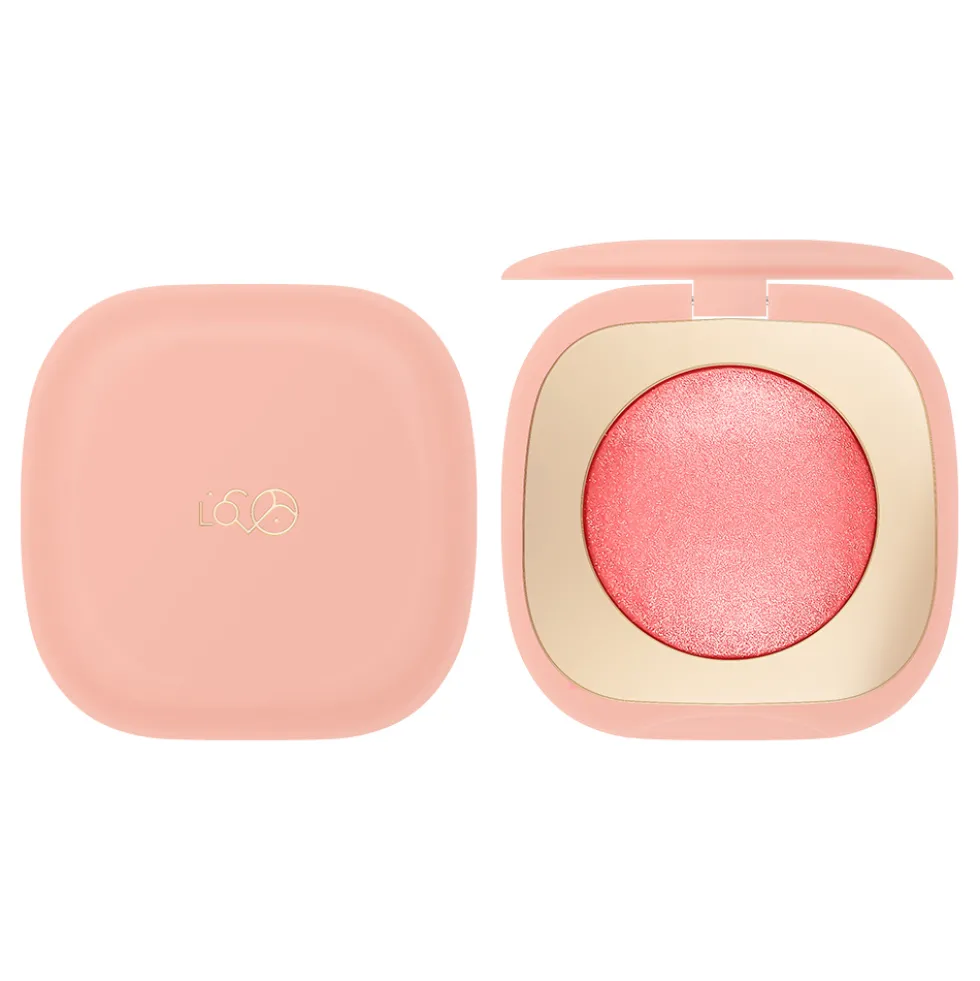 LOVRO Afterlight Baked Blush rozświetlający wypiekany róż do policzków 01 Apricot Sunset 5g