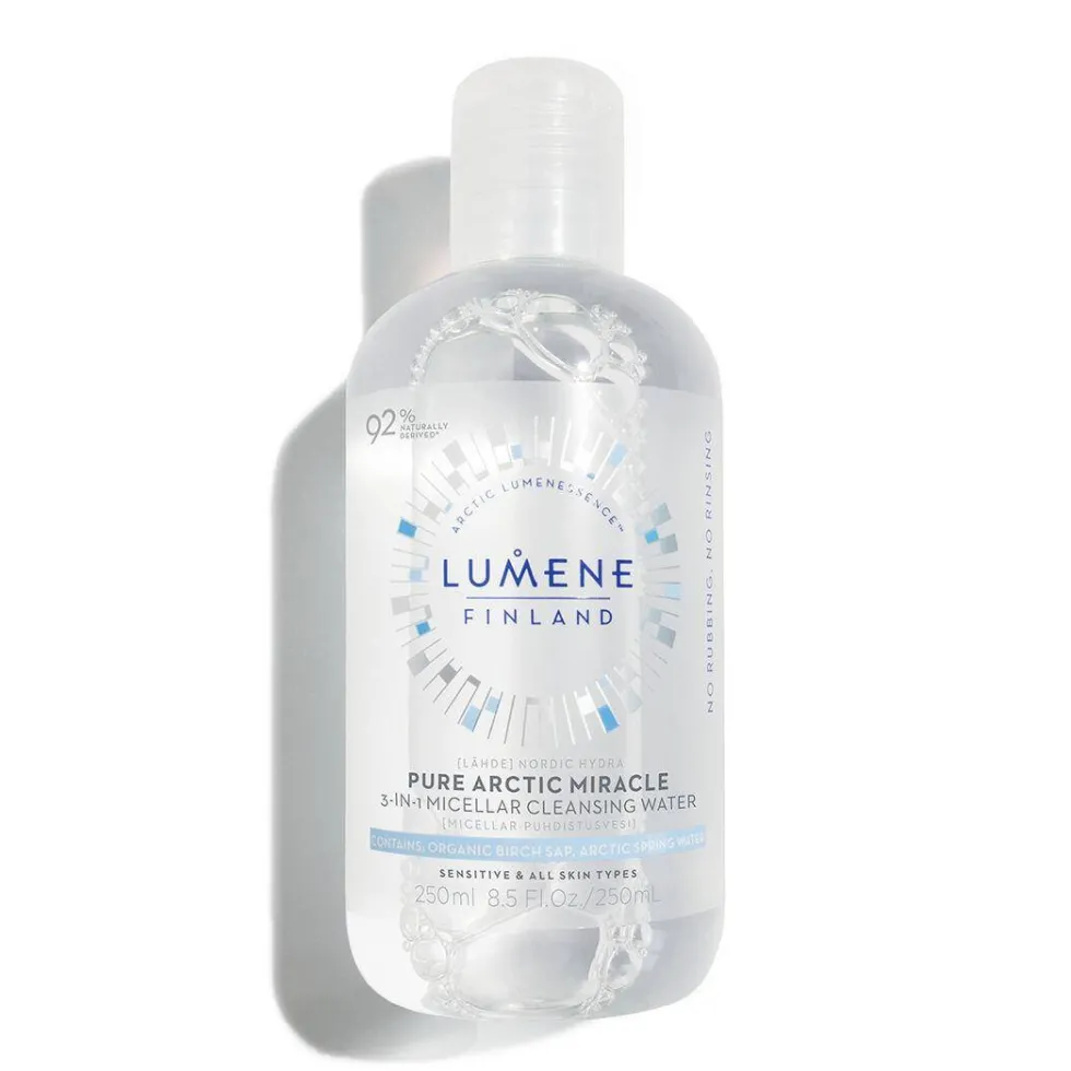 Lumene Nordic Hydra Lahde Pure Arctic Miracle 3-in-1 Cleansing Water płyn micelarny do demakijażu twarzy 250ml