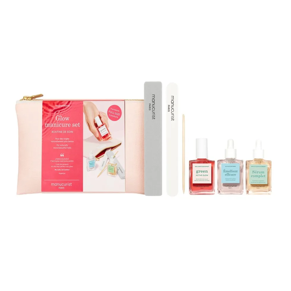 Manucurist Glow Manicure zestaw do pielęgnacji paznokci