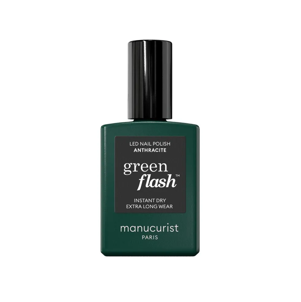 Manucurist Green Flash Nail Polish lakier do paznokci Anthracite 15ml