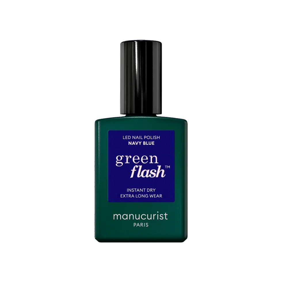 Manucurist Green Flash Nail Polish lakier do paznokci Navy Blue 15ml