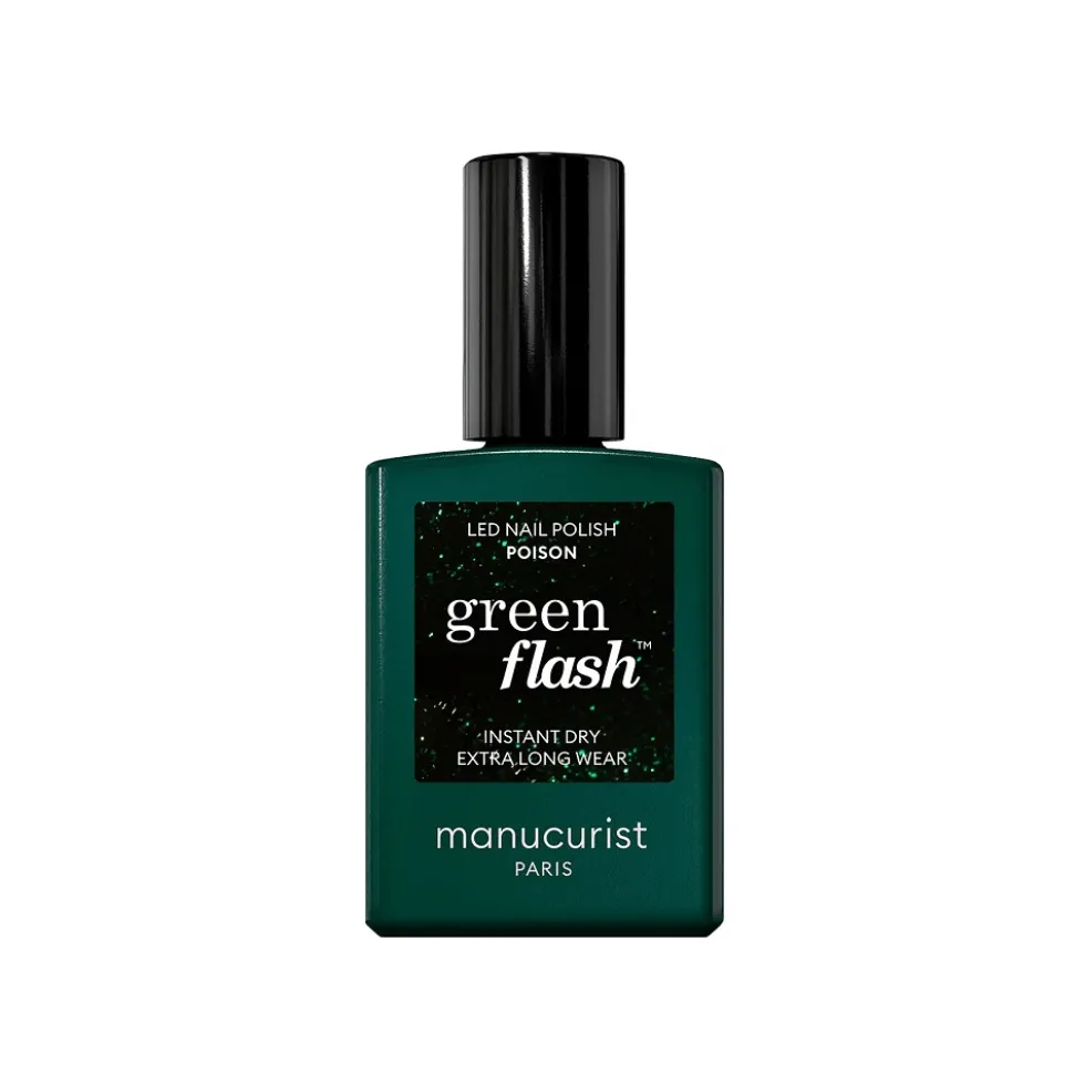 Manucurist Green Flash Nail Polish lakier do paznokci Poison 15ml