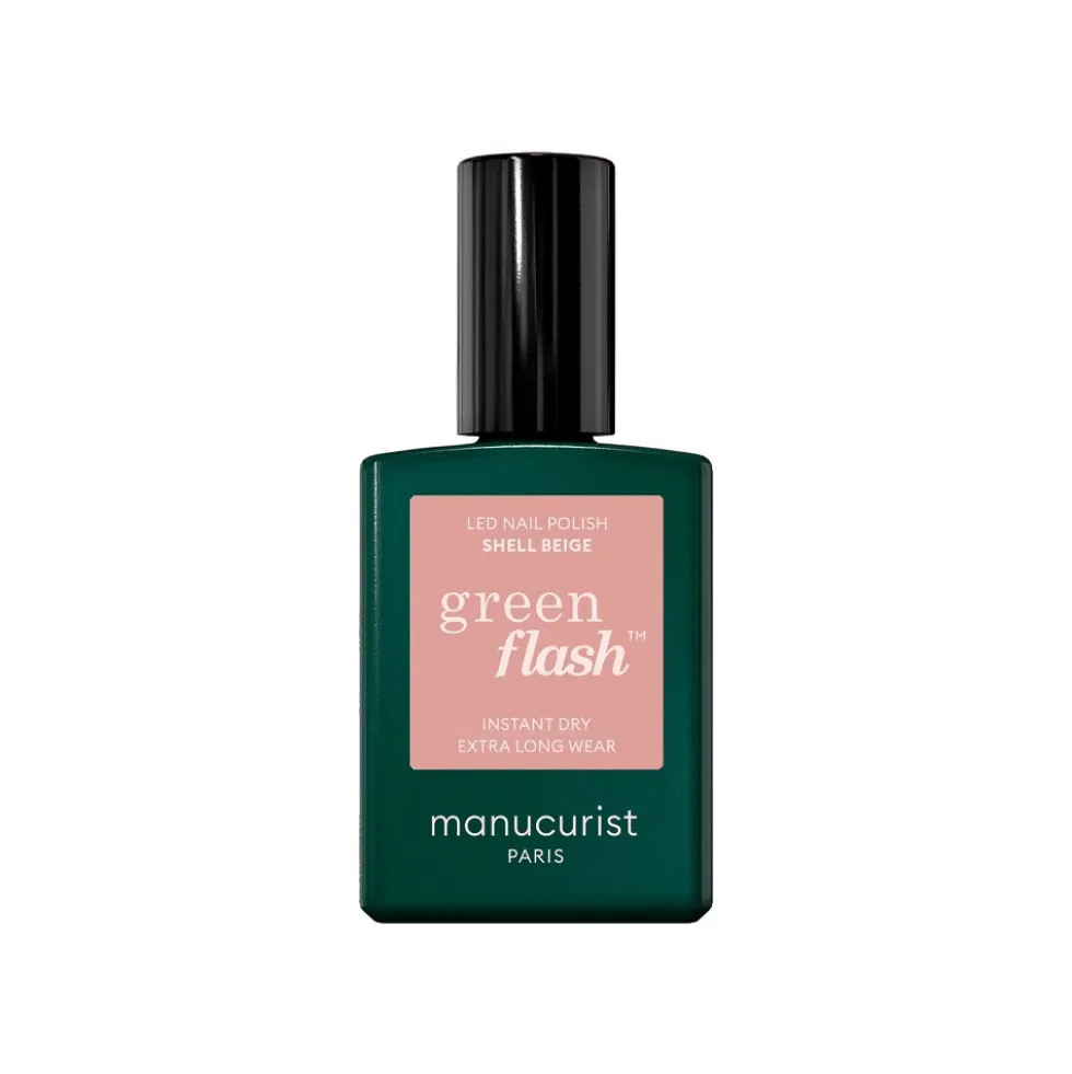 Manucurist Green Flash Nail Polish lakier do paznokci Shell Beige 15ml