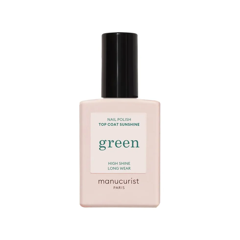 Manucurist Green Top Coat Sunshine nabłyszczający lakier nawierzchniowy 15ml