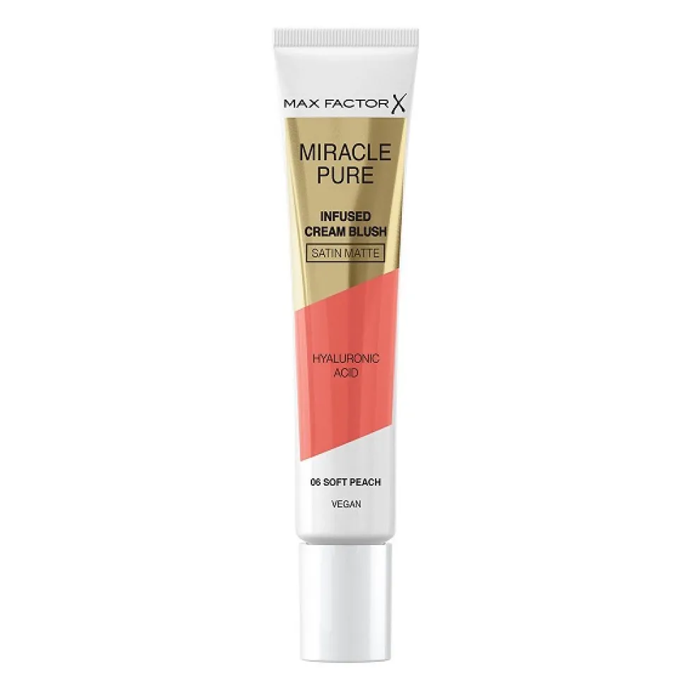 Max Factor Miracle Pure róż w kremie 06 Soft Peach 15ml