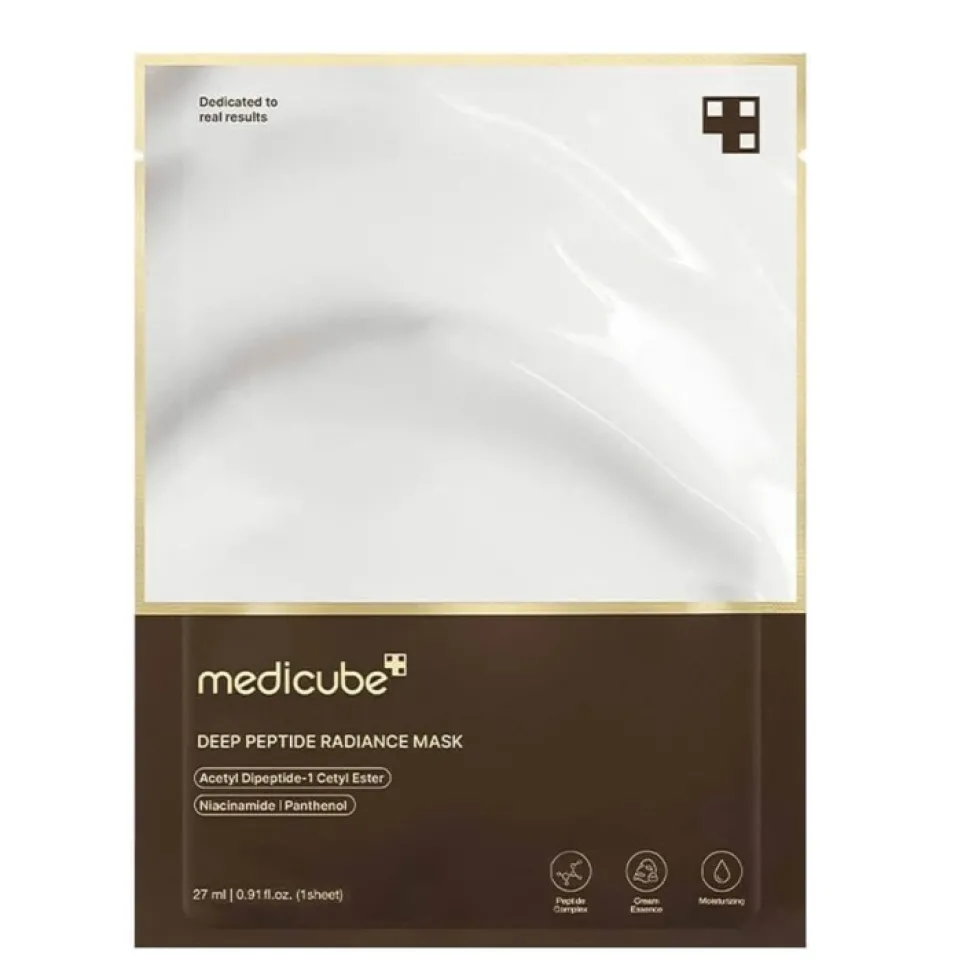 Medicube Deep Peptide Radiance Mask rozświetlająca maska w płachcie 27ml