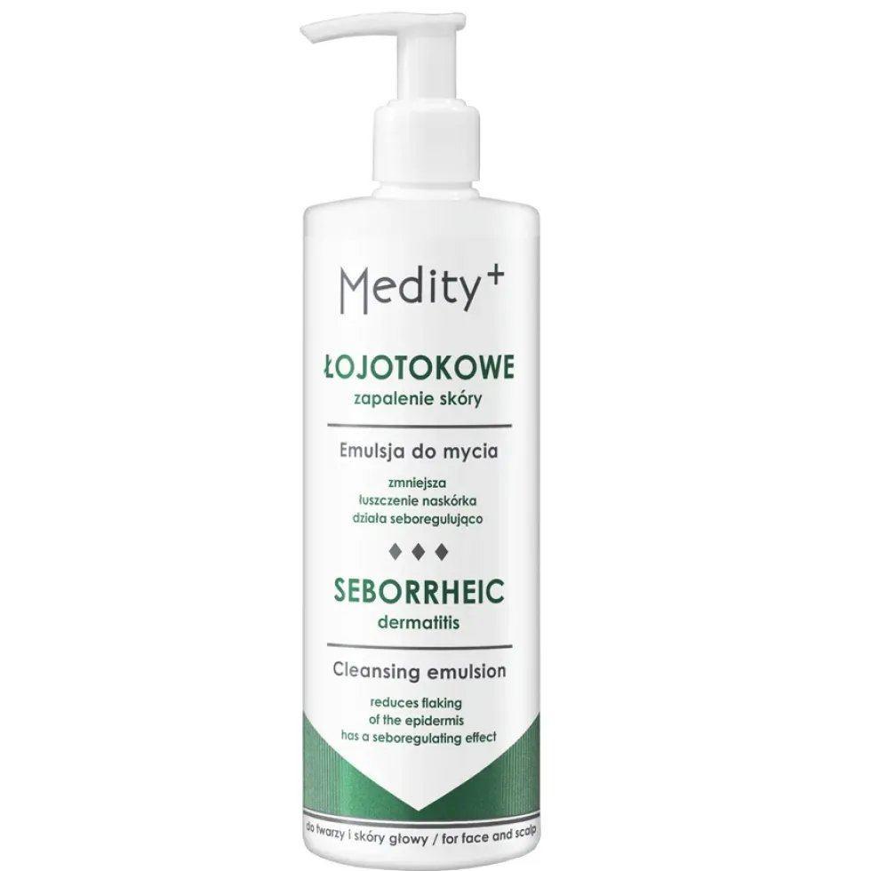 Medity+ Łojotokowe Zapalenie Skóry emulsja do mycia twarzy i skóry głowy 200ml