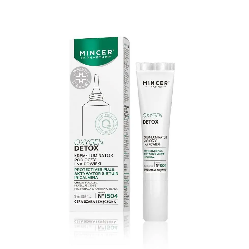 Mincer Pharma Oxygen Detox krem-iluminator pod oczy i powieki No.1504 15ml