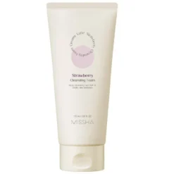 Missha Creamy Latte Cleansing Foam kremowa pianka oczyszczająca do twarzy Strawberry 172ml