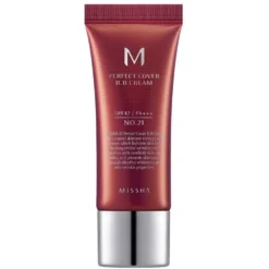 Missha M Perfect Cover BB Cream SPF42/PA+++ wielofunkcyjny krem BB No.21 Light Beige 20ml