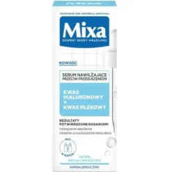 MIXA Lab serum nawilżające przeciw przesuszeniom Kwas Hialuronowy + Kwas Mlekowy 30ml
