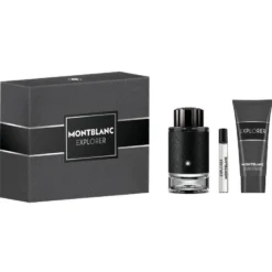 Mont Blanc Explorer zestaw woda perfumowana spray 100ml + miniatura wody perfumowanej spray 7.5ml + żel pod prysznic 100ml