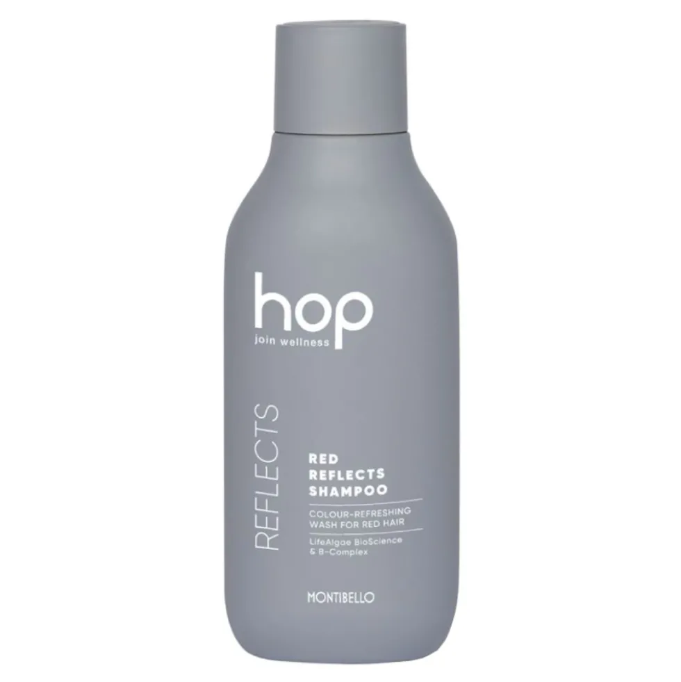 MONTIBELLO Hop Red Reflects Shampoo szampon podkreślający kolor do włosów rudych i kasztanowych 300ml
