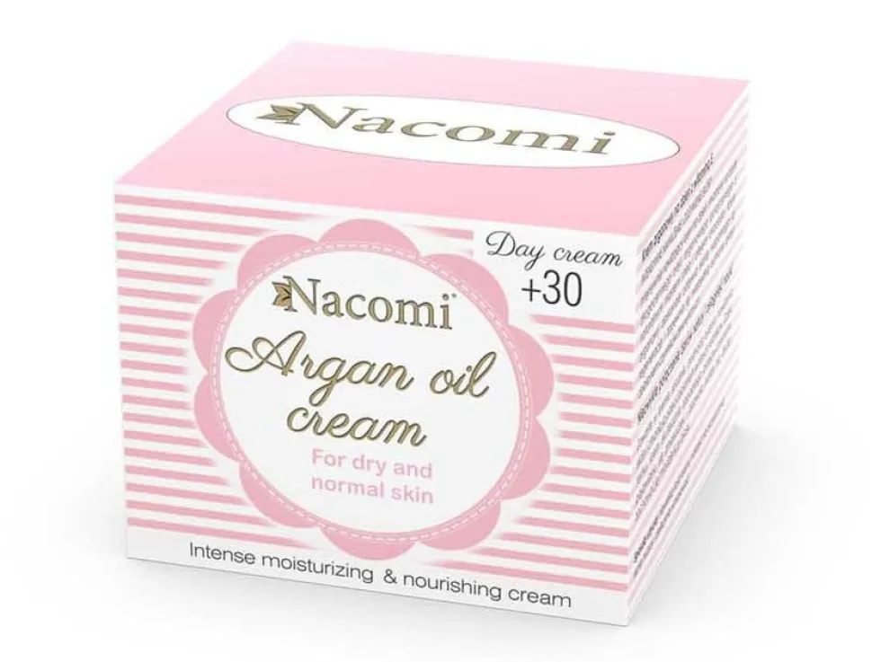 Nacomi Argan Oil Cream arganowy krem do skóry suchej i normalnej 30+ na dzień 50ml