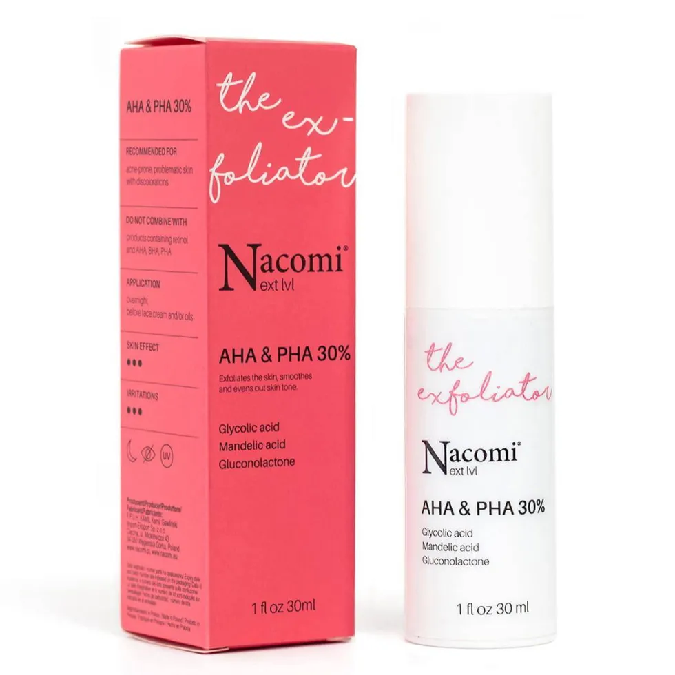 Nacomi Next Level peeling kwasowy AHA i PHA 30% 30ml