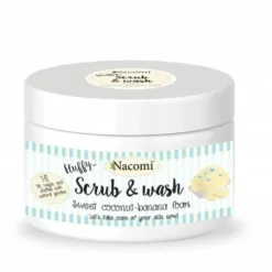 Nacomi Scrub & Wash pianka peelingująco-myjąca Słodka Kokosowo-Bananowa Pianka 180ml