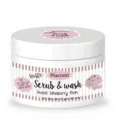 Nacomi Scrub & Wash piankowy peeling do ciała Sweet Blueberry 180 ml