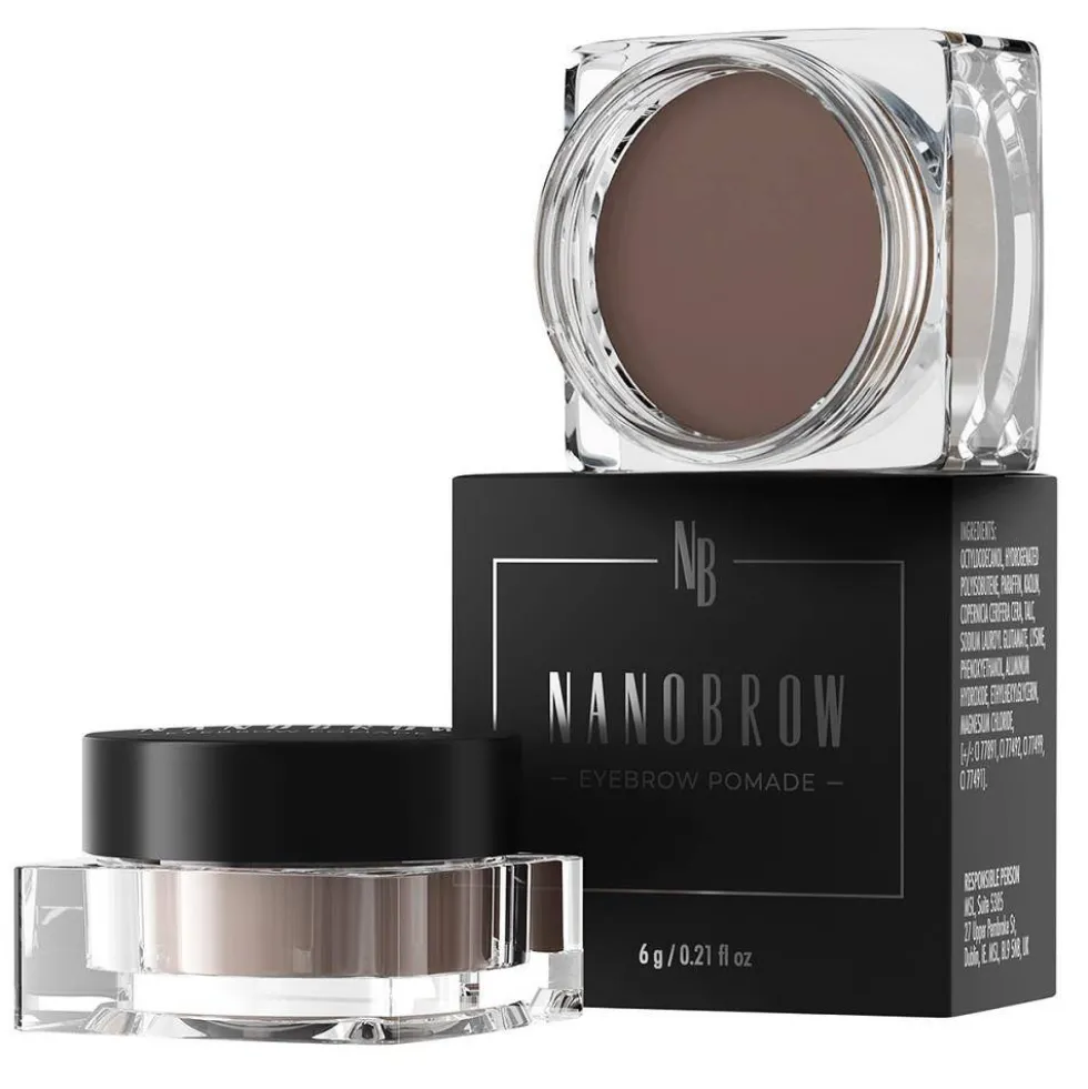 Nanobrow Eyebrow Pomade pomada do brwi Dark Brown 6g