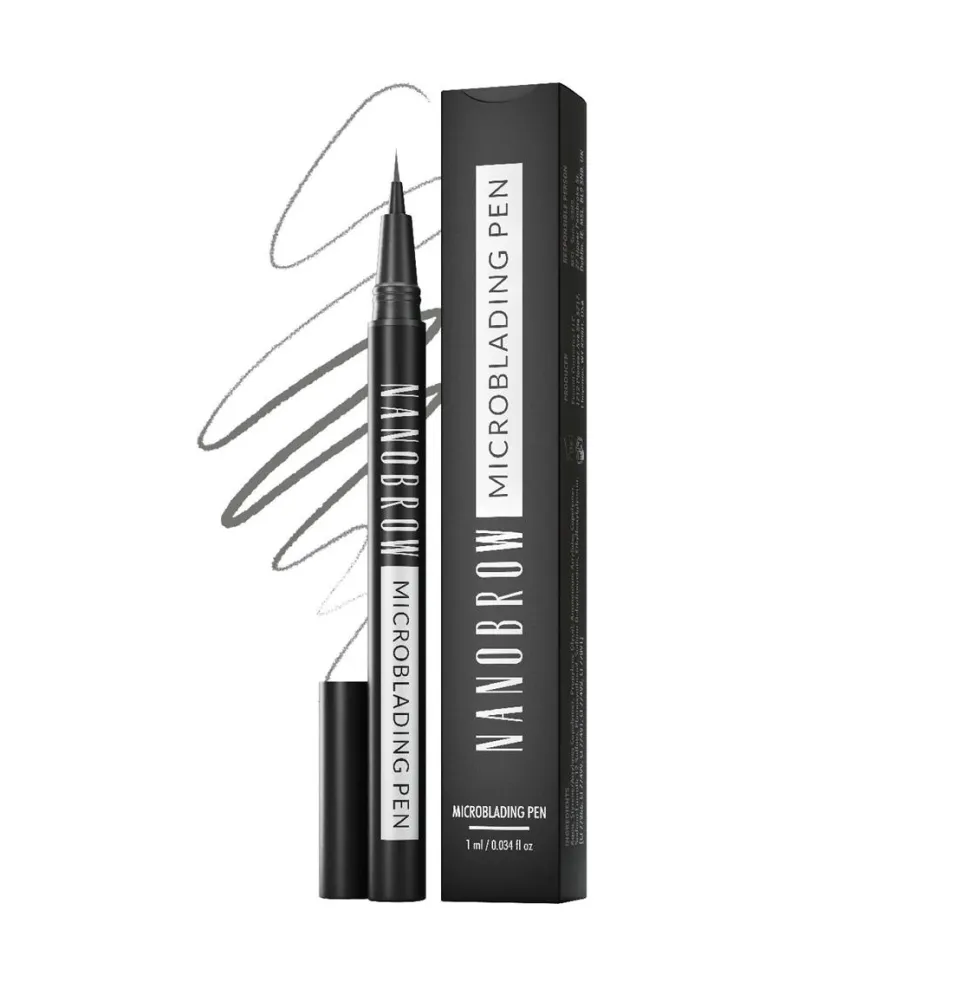 Nanobrow Microblading Pen precyzyjny pisak do brwi Dark Blonde 1ml