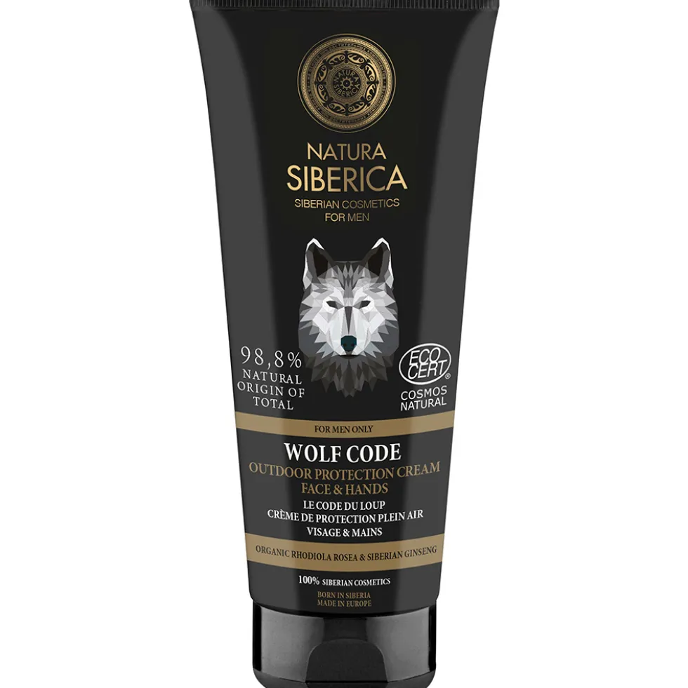 Natura Siberica Men Wolf Code ochronny krem do twarzy i dłoni na każdą pogodę 80ml