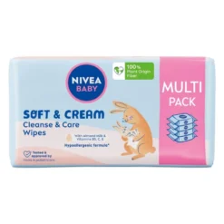 Nivea Baby Soft & Cream chusteczki biodegradowalne 4x57szt