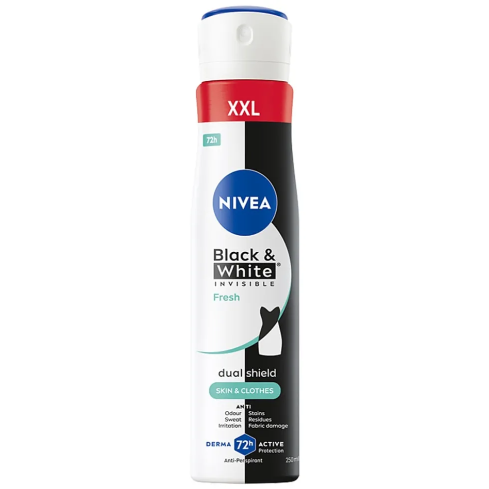 Nivea Black & White Invisible Fresh antyperspirant spray 250ml