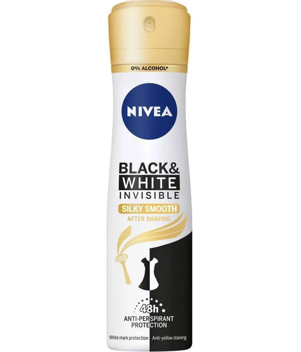 Nivea Black&White Invisible Silky Smooth antyperspirant spray 250ml
