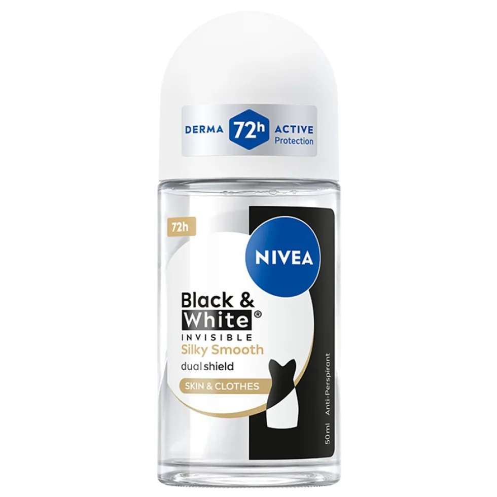 Nivea Black & White Invisible Silky Smooth antyperspirant w kulce 50ml