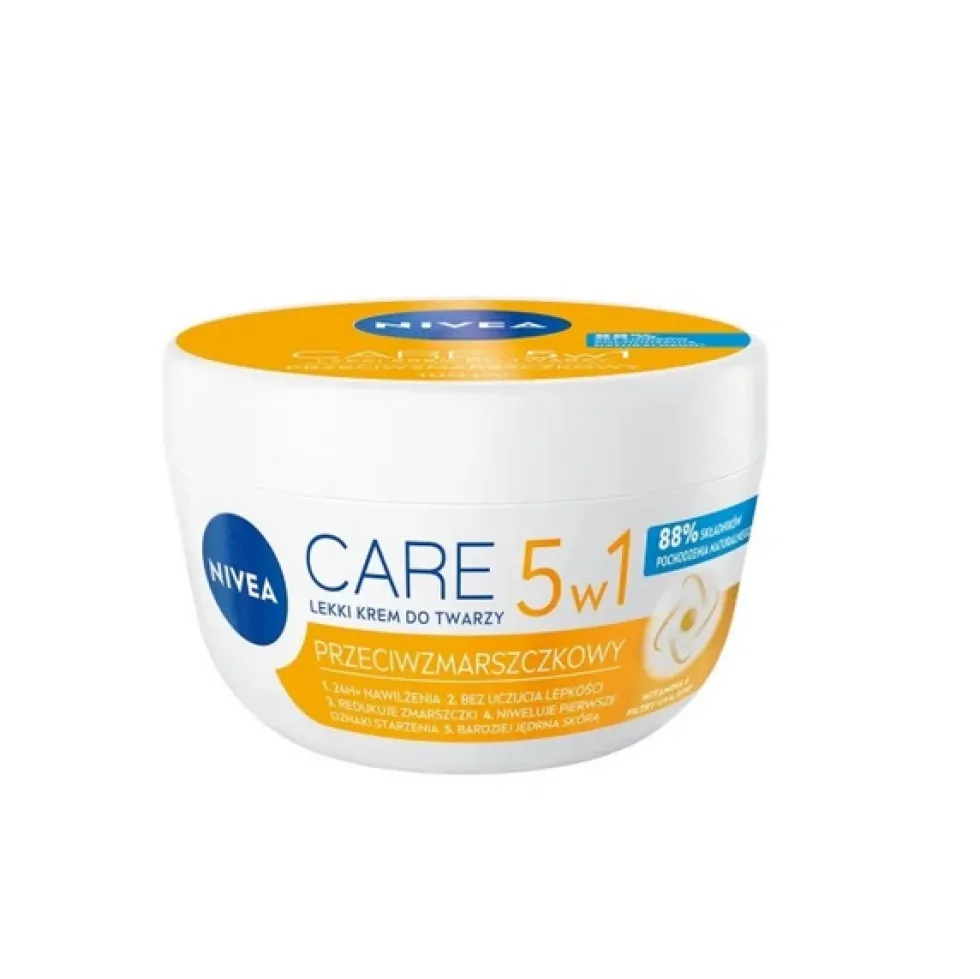 Nivea Care 7w1 przeciwzmarszczkowy lekki krem do twarzy 100ml